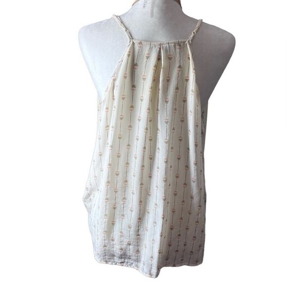 Lucky Brand 100% silk Boho Crossover Blouse size medium - Picture 5 of 14